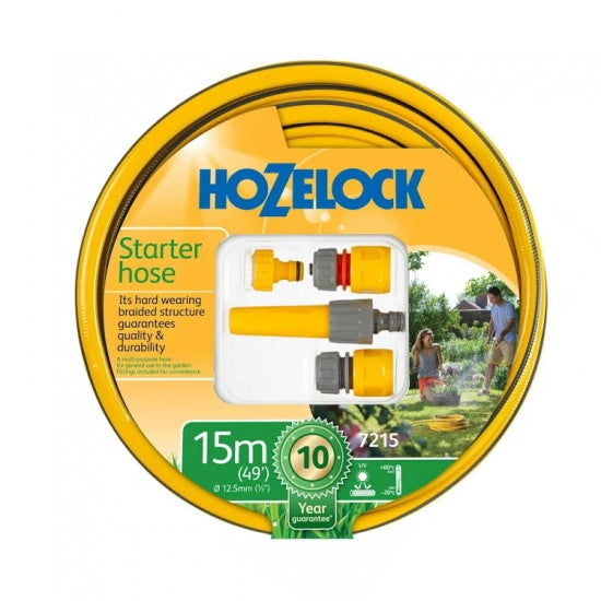 Hozelock Starter Hose and fitting set - Multiple Sizes